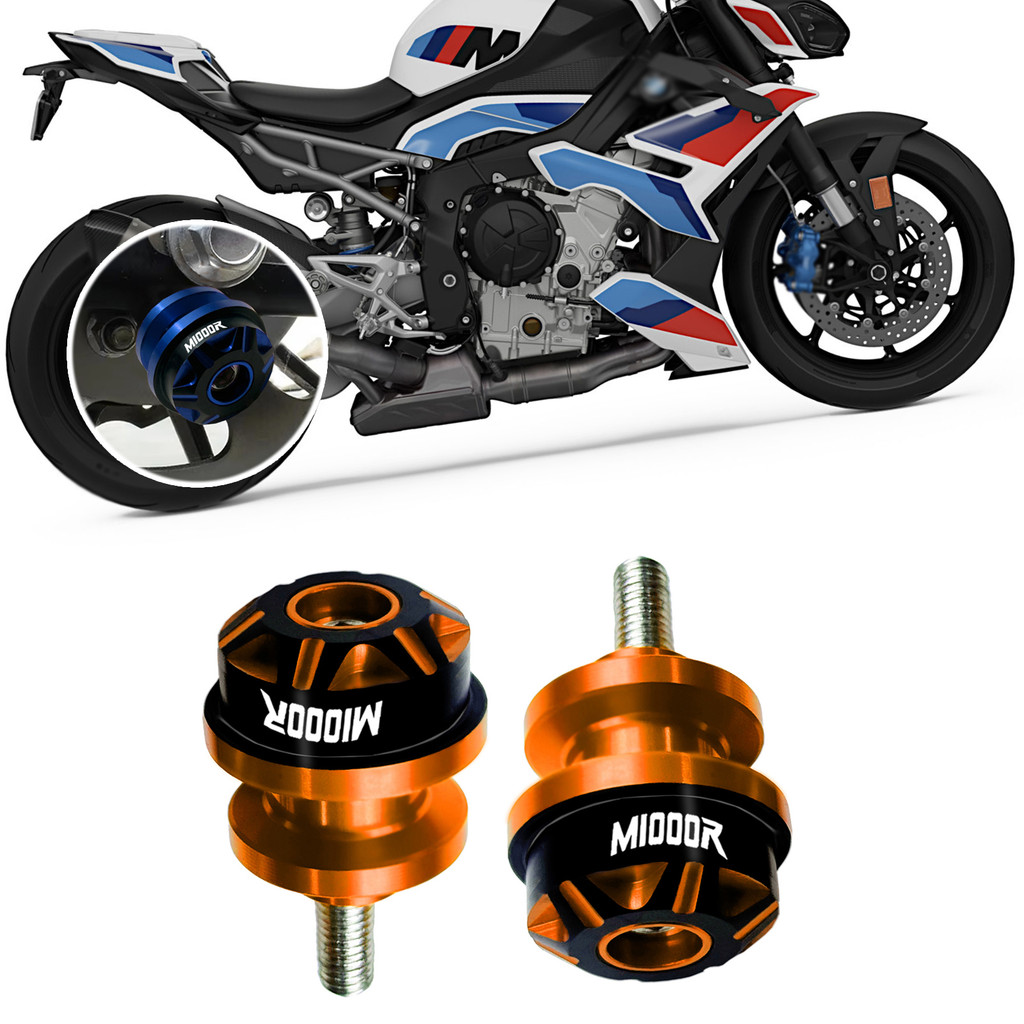 สําหรับ M1000R M1000RR 2025 รถจักรยานยนต์ CNC อลูมิเนียมแขน Spool Slider Bolt ซ้ายและขวา 2 ชิ้นชุด 2