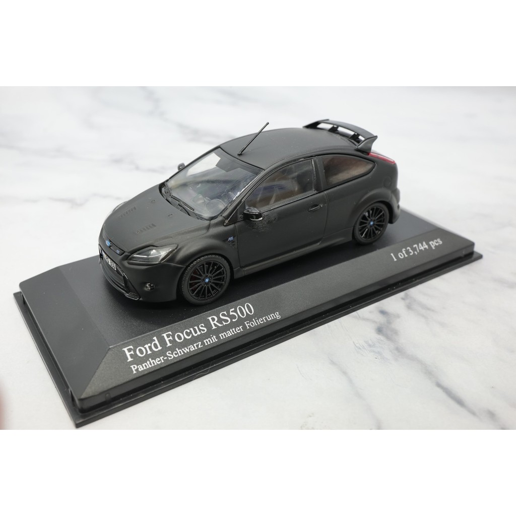 [สต๊อกพร้อม] Mini Cut 1/43 Ford focus rs focus RS500 with Rubber Marks, Original Package, On Deliver