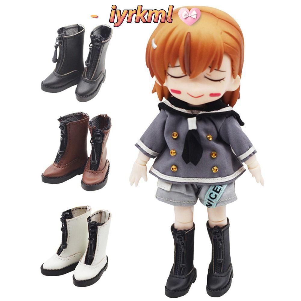 IYRKML รองเท้าหนังสําหรับ 1/11 OB11 สําหรับ obitsu11GSCbody9OB11 ตุ๊กตาน่ารักรองเท้า