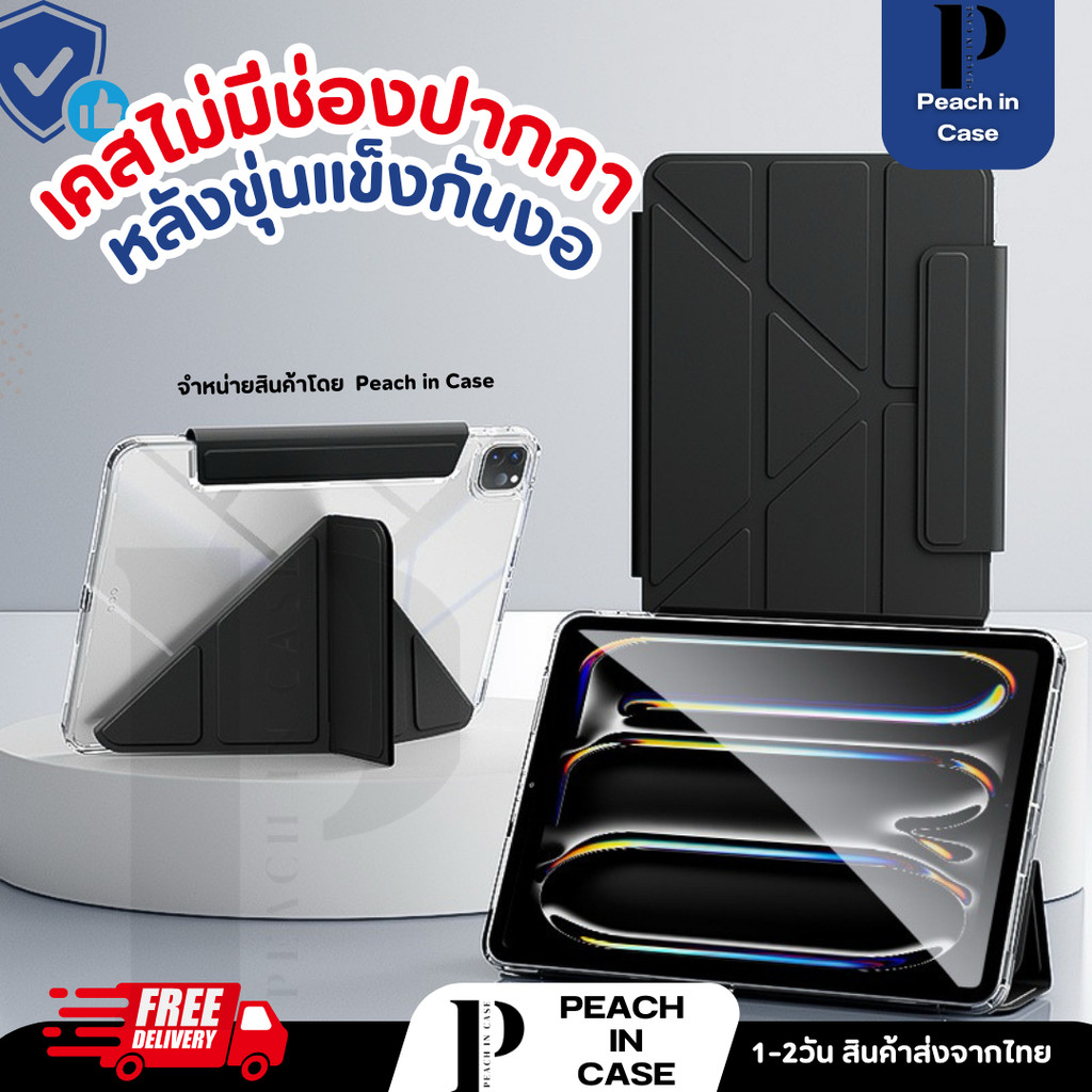(F2-O)อ่านก่อนสั่ง🇹🇭ส่งไว⚡️หลังขุ่น*เคสไอแพดไม่มีช่องปากกา*สำหรับรุ่นAir10.9/Air6/Gen11/Air7(11”)เคสไอแพดแกนวายหลังแข็ง