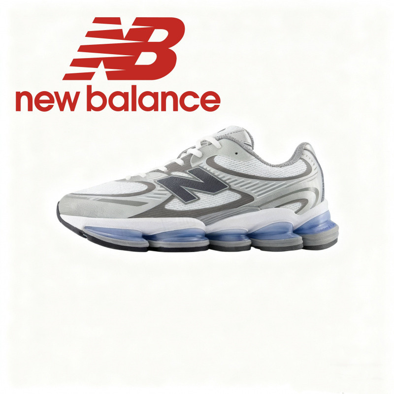 ของแท้ 100% New Balance ABZORB 2000 White Gray Blue U2000AA รองเท้าผ้าใบสำหรับผู้ชาย และผู้หญิง