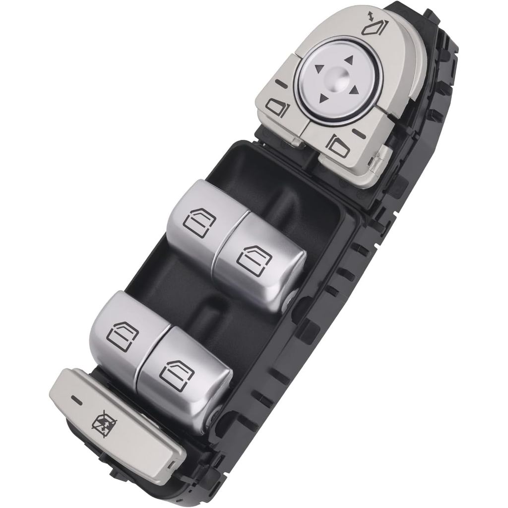 ด้านข้างคนขับสวิตช์กระจก Master Power เข้ากันได้กับ 2015-2018 Mercedes-Benz C300, C350e, C43 AMG, C6