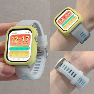 Jelly Dual สีสําหรับ Huawei Watch Fit3 4Pro,ซิลิโคนอ่อนนุ่มกีฬาพร้อมเคสป้องกันสําหรับอุปกรณ์เสริมแฟชั่น Fit4