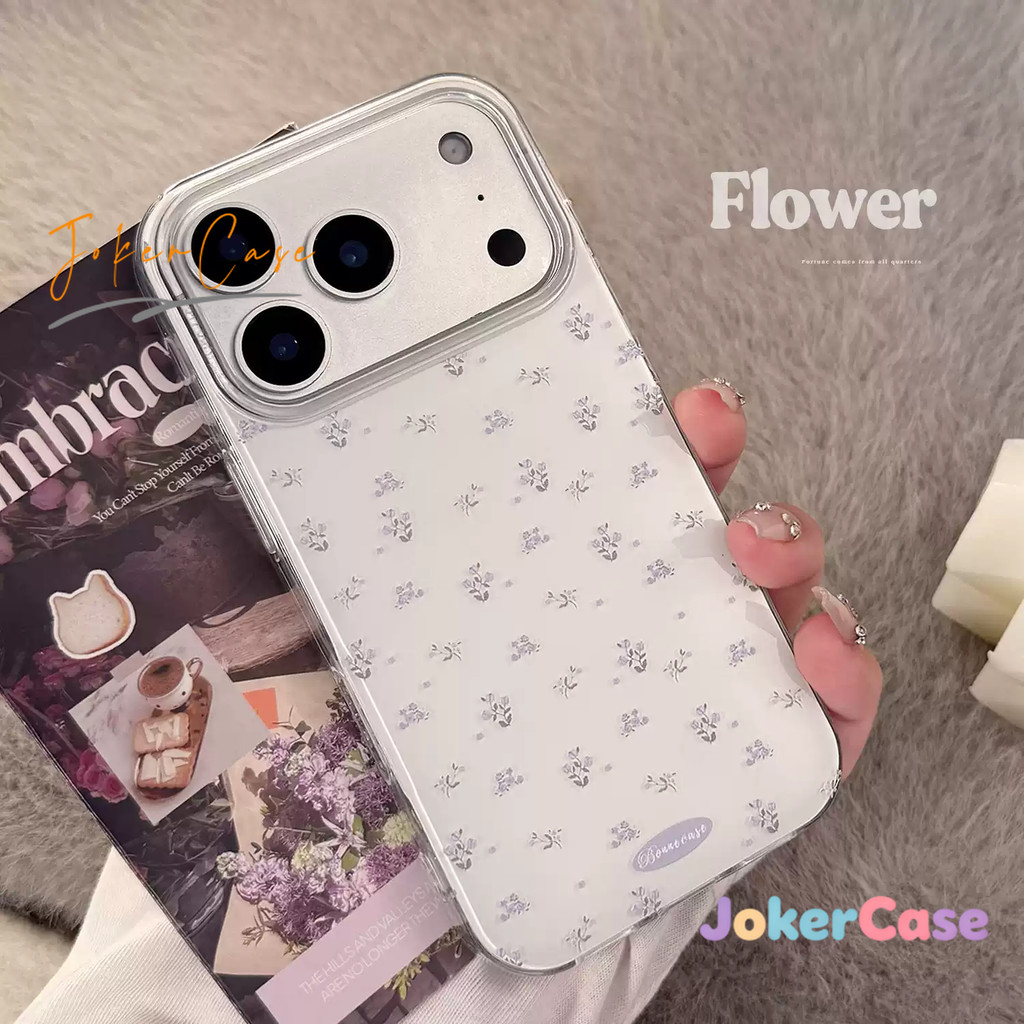 ใช้ได้กับ IPhone 12 17 14 16 13 11 15 Pro Max 17 11 12 16 13 15 Pro 16 14 15 Plus เคสโทรศัพท์ลายดอกไม้เต็มจอ