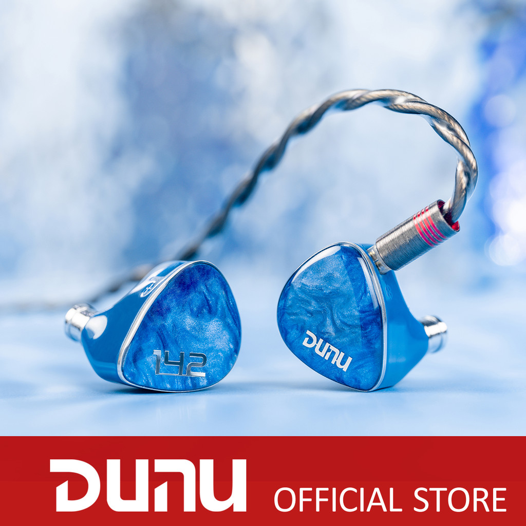 DUNU DN142 DUNU DN142 1DD + 4BA + 2 Planar Tribrid ไดรเวอร์หูฟังชนิดใส่ในหู 3.5 + 4.4 มม.Q-Lock Mini