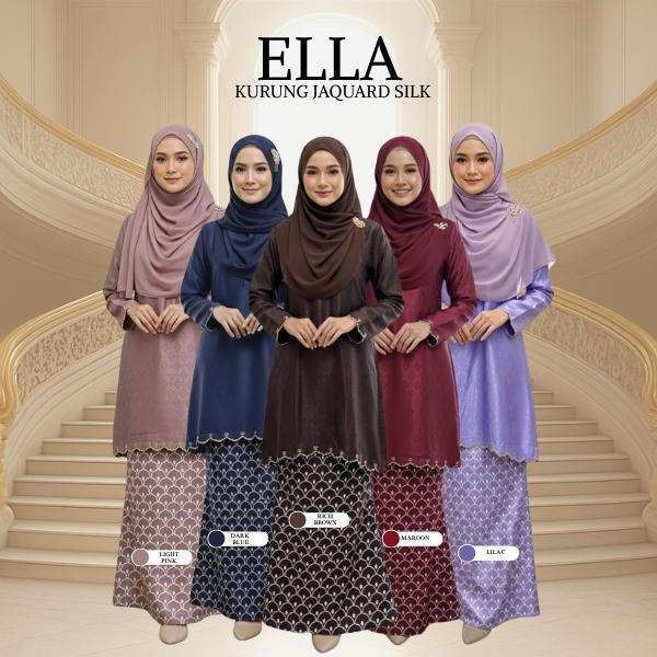 ZOELLA COUTURE - BAJU RAYA MATCHING MOTHER และ CHILD 2026 ELLA KURUNG JAQUARD SILK