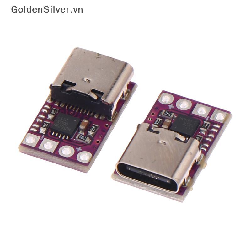 GoldenSilver 1/2/5Pcs 5A Type-C PD Decoy PD3.0 Triggers 5-20V PC Notebook Power Adapter 5V 9V 12V 15