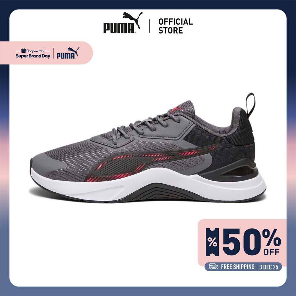 PUMA TRAINING - รองเท้าวิ่ง Infusion สีเทา - 37789312