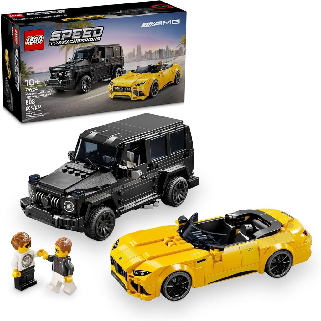LEGO Speed Champions Mercedes-A MG G 63 & Mercedes-A MG SL 63 Building Toys 76924