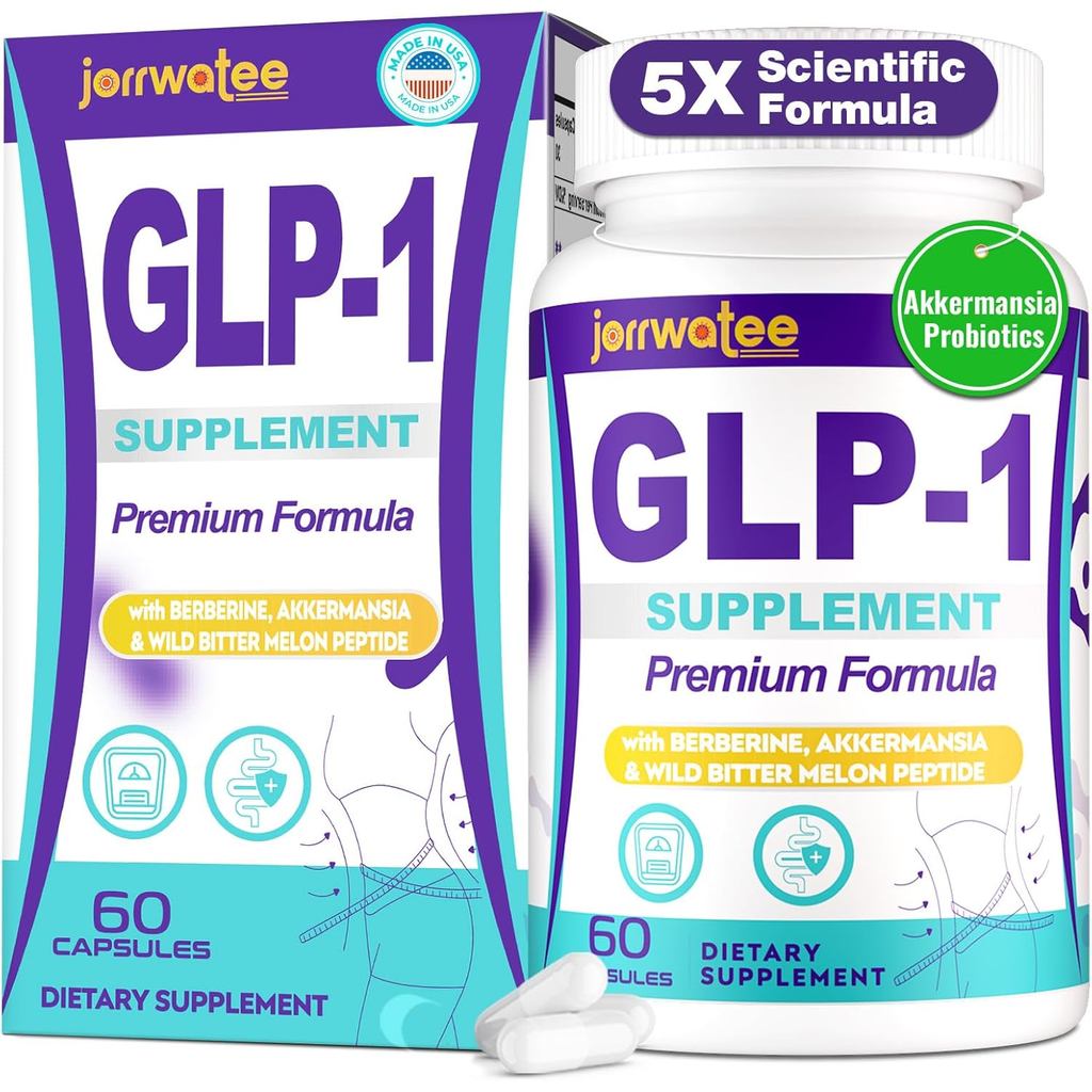 GLP-1, GLP1 อาหารเสริม Women & Men, 14-in-1 GLP-1 โปรไบโอติกสําหรับ Daily GLP-1 ระดับ*, Digestion & 