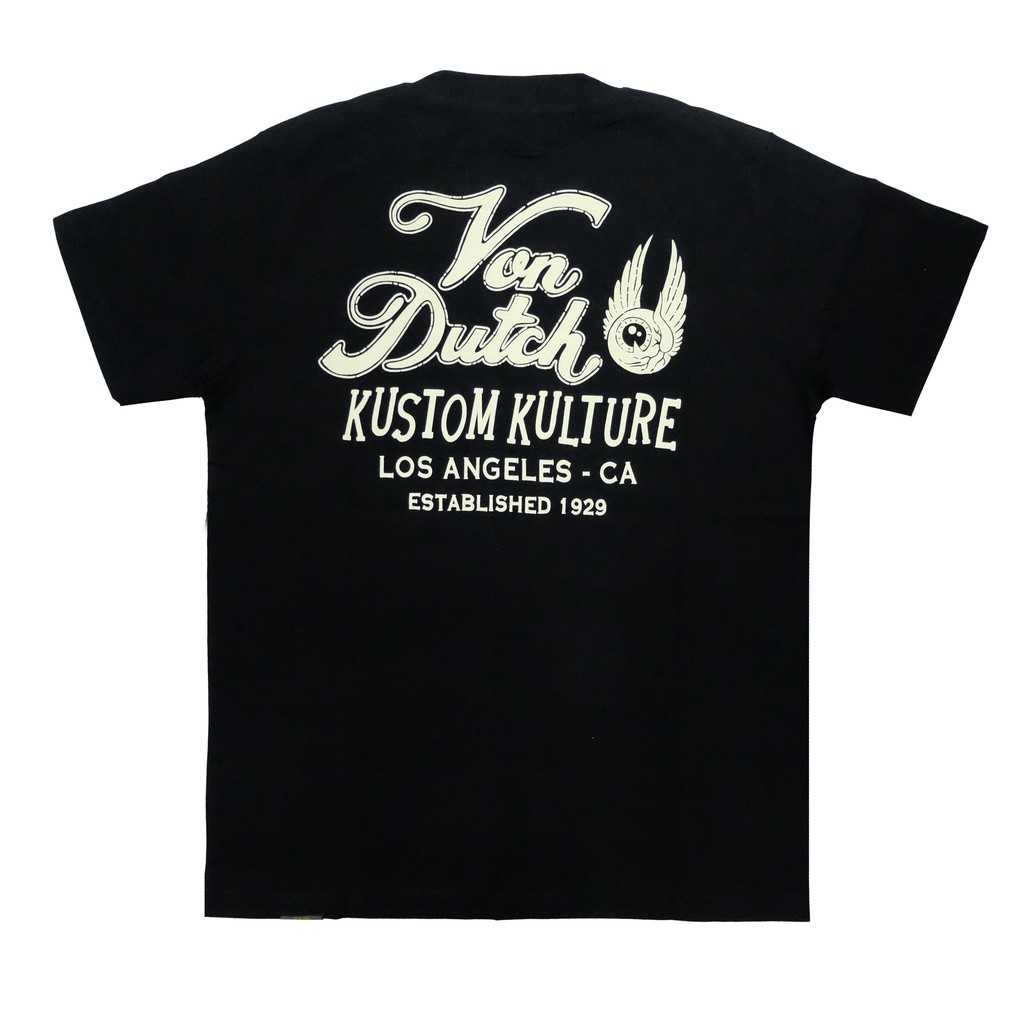 เสื้อยืด Von Dutch Q31 สีดํา