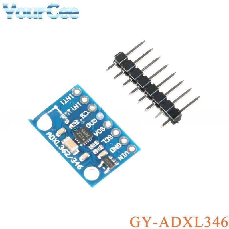ADXL346 ดิจิตอลสามแกนเร่งแรงโน้มถ่วง Tilt โมดูล IIC I2C SPI เกียร์เปลี่ยน ADXL345