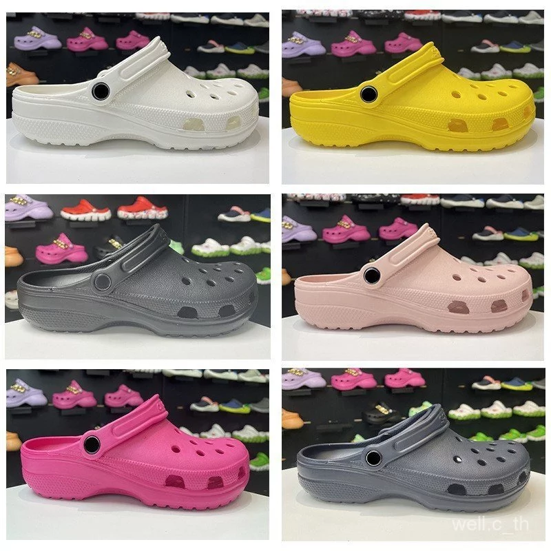 [พร้อมส่ง] รองเท้าแตะคีบสวมสบาย Croos Summer Classic สไตล์เซเลบ - สำหรับคู่รักรองเท้าแตะชายหาดพื้นนุ่ม กันลื่น ระบายอากาศดี วัสดุ EVA กันน้ำ