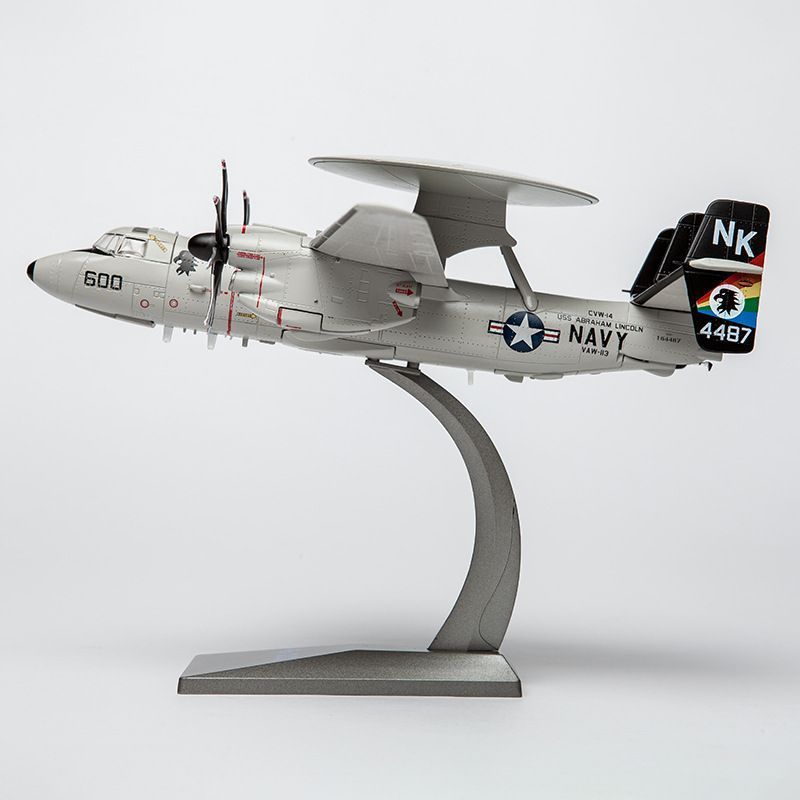 คนแปลกหน้าเลโก้ 1: 72 US Air Force E-2C Early Warning เครื่องบินเครื่องบิน Hawkeye จําลองทหารรุ่นคอล