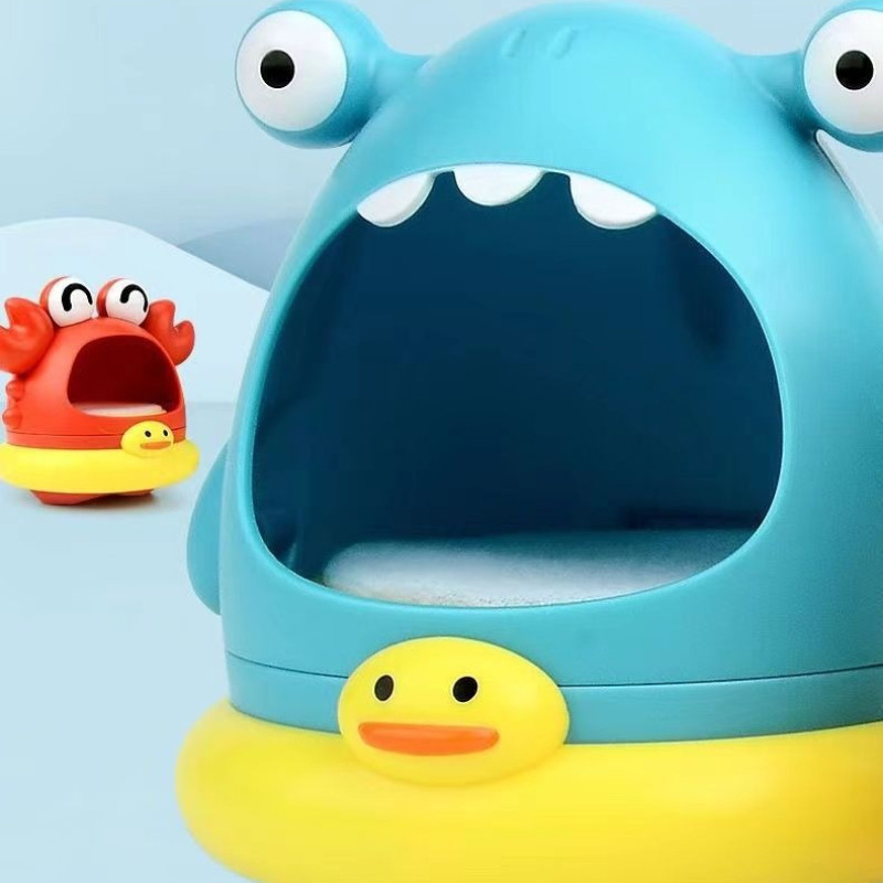 💦พร้อมแล้ว💦ของเล่นอาบน้ำสวนน้ำแสนสนุก ปูทำเครื่องทำฟองสบู่ ส่งเสริมการพัฒนาเด็ก - รูปที่ 2