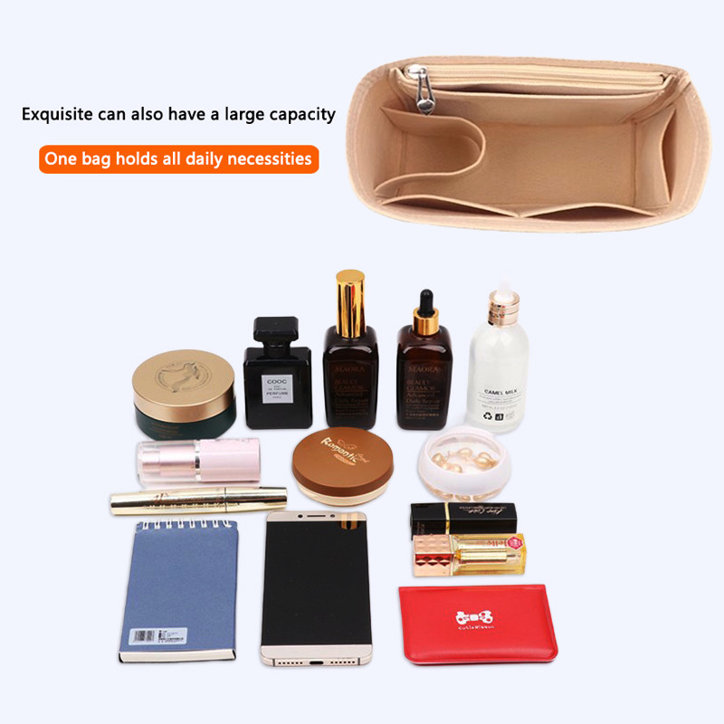 The Inner Liner Bag แทรกโดย The Organizers สําหรับ Lon-coamp กระเป๋าเป้สะพายหลัง Travel Makeup Lining กระเป๋าเก็บของแบบพกพา - รูปที่ 5