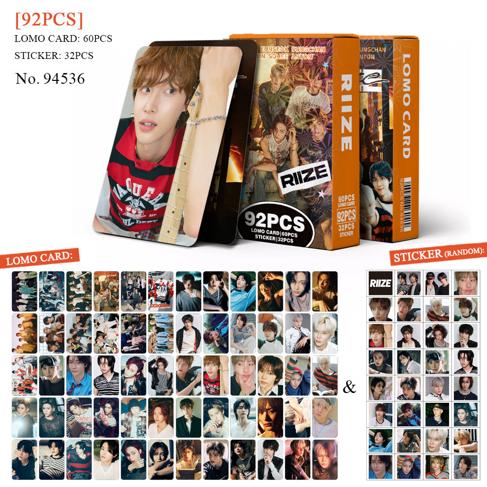 92 ชิ้น ODYSSEY Lomo การ์ด RIIZING รับความทรงจํากีตาร์เป็นไปไม่ได้ ซื่อสัตย์ One Kiss Photocards SHO