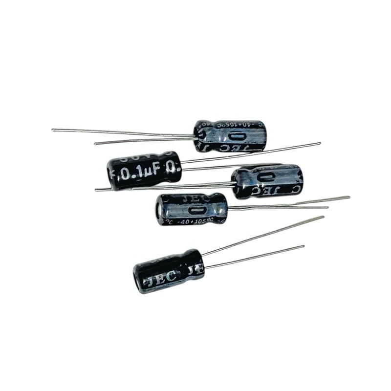 Capacitor .1 uf/ 50V(แพ็ค 10 ชิ้น)5x10mm Electrolytic รูปที่ 6