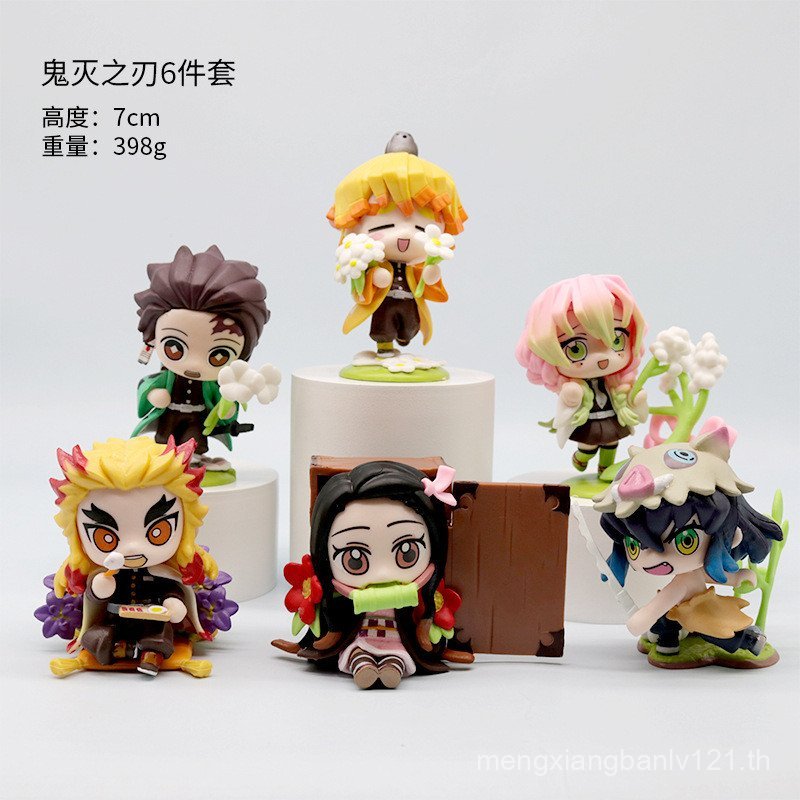 My My Blind Box Demon Slayer Birth Flower รุ่น Q Tanjirou Nezuko เครื่องประดับรูป