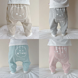 กางเกงลำลองเด็กแบบการ์ตูน สำหรับฤดูใบไม้ผลิและใบไม้ร่วง