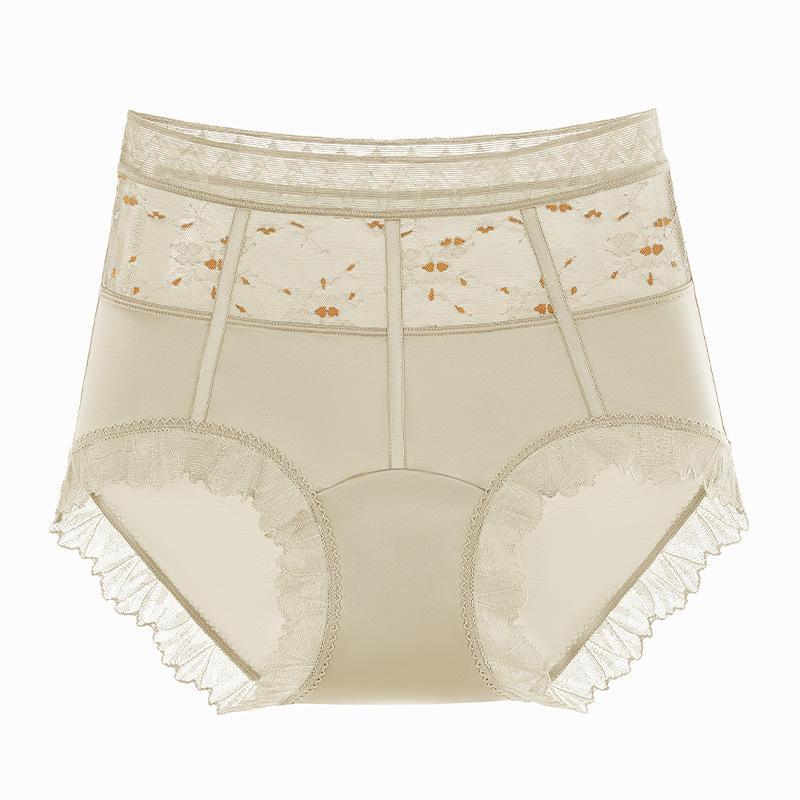 【Natury】เอวสูงผูกผ้าไหมซาตินกางเกงในสตรี, 7A Polylactic Acid Crotch ลูกไม้สามเหลี่ยมกางเกง PT2443 ราคา ถูกที่สุด ดีลบีเคเค แกลเลอรีภาพที่ 8