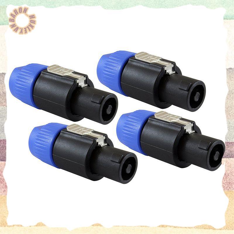 [VNG5]ปลั๊กลําโพง Twist Lock ปลั๊กลําโพง 4 เสาเข้ากันได้กับ Speakon NL4FC, NL4FX, NLT4X, NL2FC - 4 P