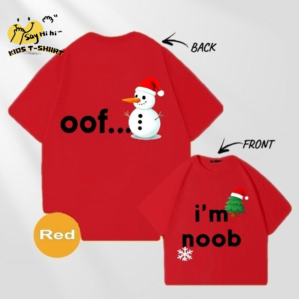 เสื้อยืด Im Noob Christmas Special Edition สะดวกสบาย กันเหงื่อได้ดี ออกแบบมาเพื่อความคล่องตัว