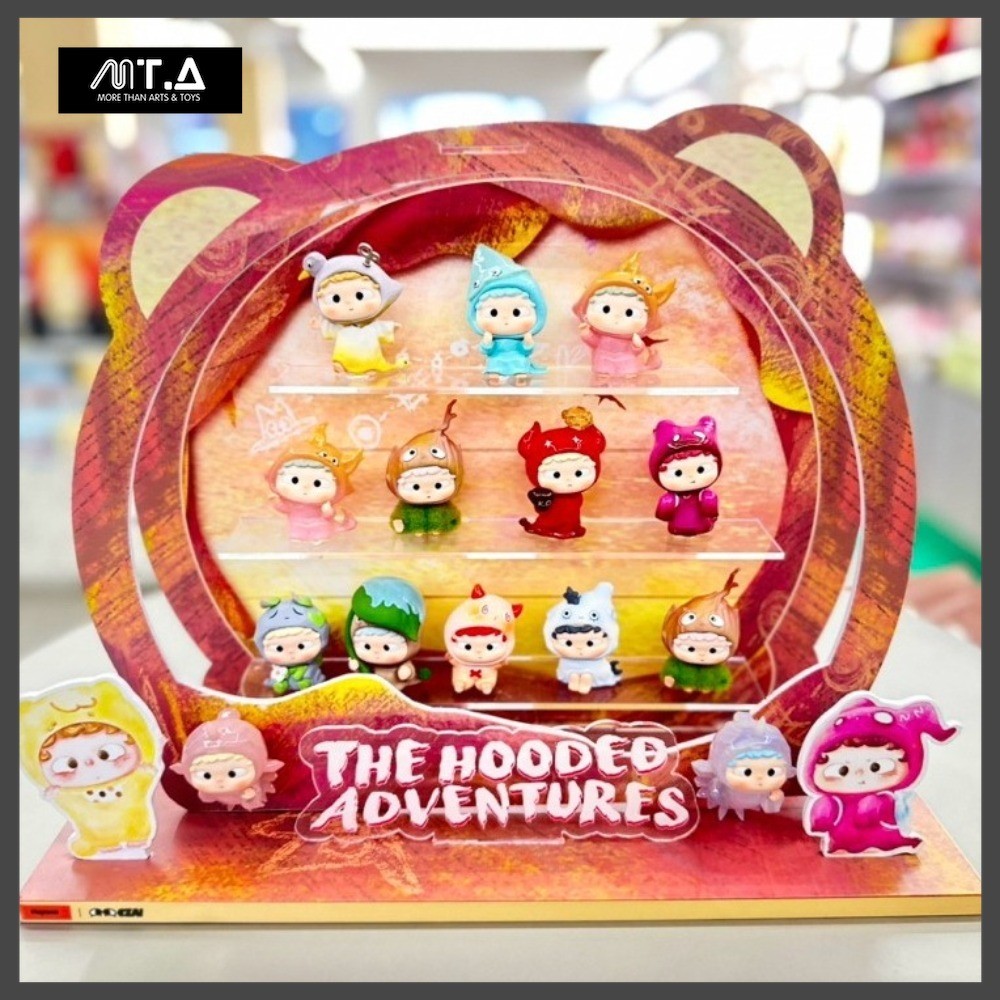 MORETHAN Arts&Toys Heyone Ozai-The Hooded Adventures Series Mini Beans Blind Box 1Box = 3pcs Bean （ก