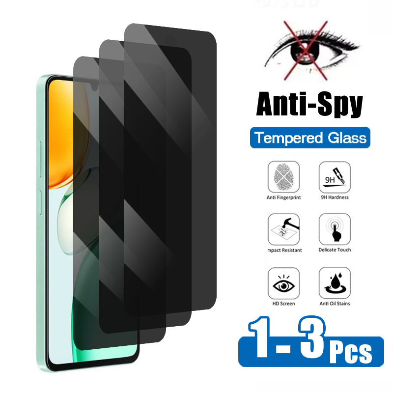 1-3 PCS สําหรับ Honor Play 10 Anti-Spy กระจกนิรภัยสําหรับ Honor Magic 8 7 X9d X7d X6c X9C สมาร์ท X8a