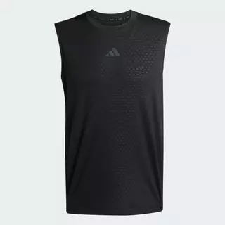 adidas Gym & Training เสื้อกล้าม D4T PrimeLift 3 STRIPES ผู้ชาย สีดำ KD0373