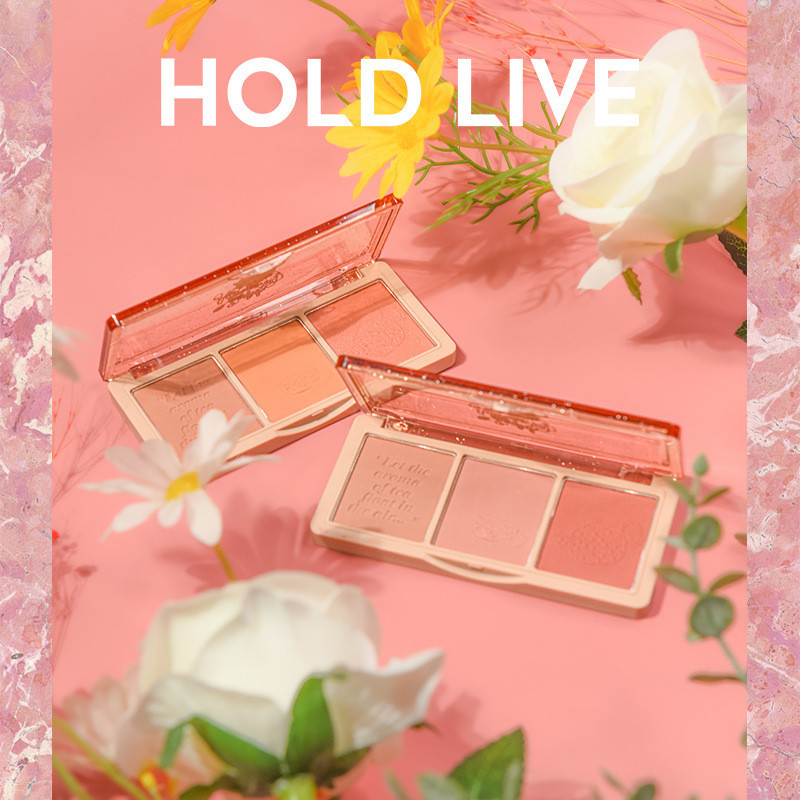แต่งหน้า HOLD LIVE HOLD LIVE Garden Gradient Blush Natural Nude แต่งหน้าเพิ่มผิว Vitality Girl Rouge