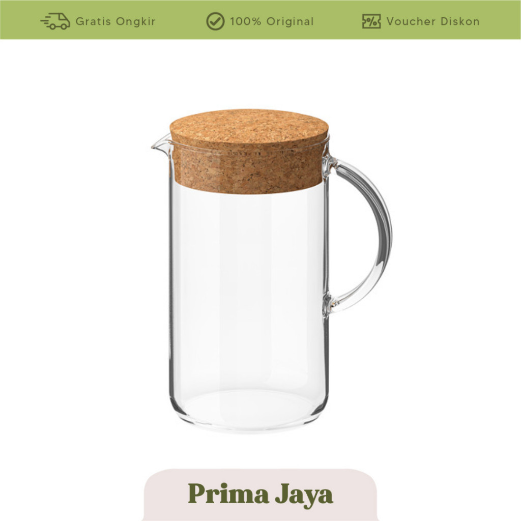 MUST HAVE SWITZERLAND เหยือกพร้อมฝาปิด แก้วใส 1.5 ลิตร