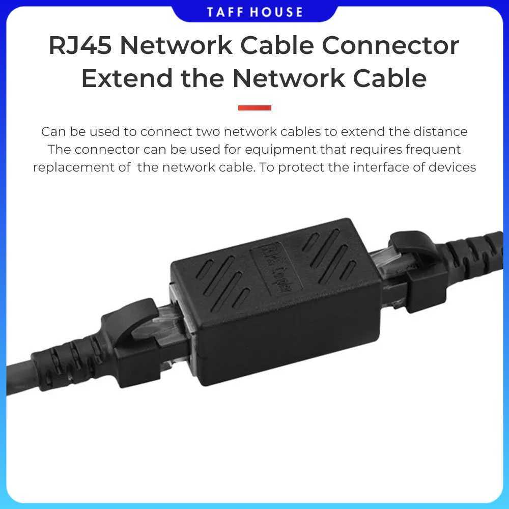 RJ45 Female to Female Cat 15A16A LAN Extension Adapter Connector