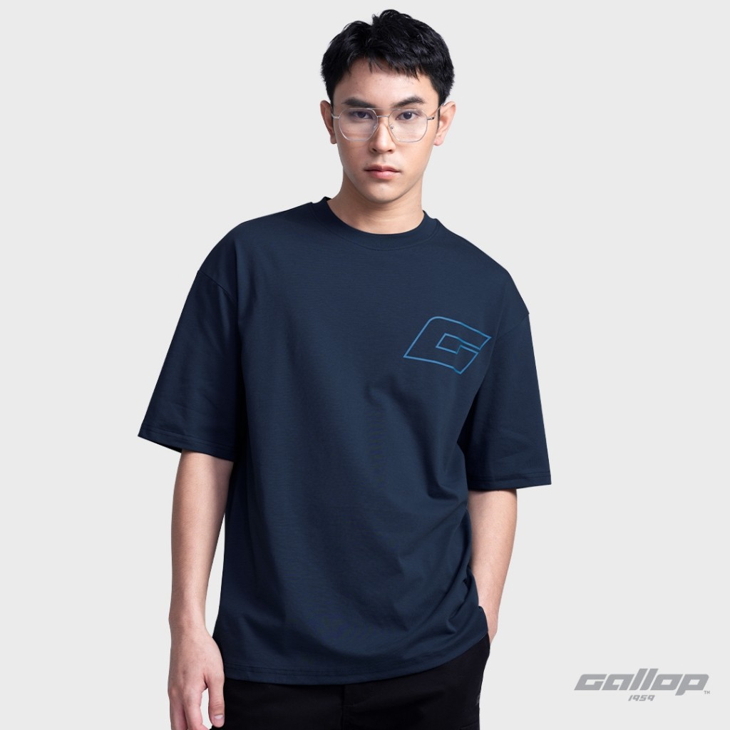 GALLOP: เสื้อยืดลำลองแขนสั้นสำหรับบุรุษ ใส่สบายและมีหลายแบบให้เลือก