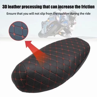 ZJ HOME (มีในสต็อก) ปลอกหุ้มเบาะมอเตอร์ไซค์ 3D หนัง PU กันน้ำและกันแดด ขนาด L-2XL ปลอกหุ้มเบาะมอเตอร์ไซค์หนังCF HOME (มี