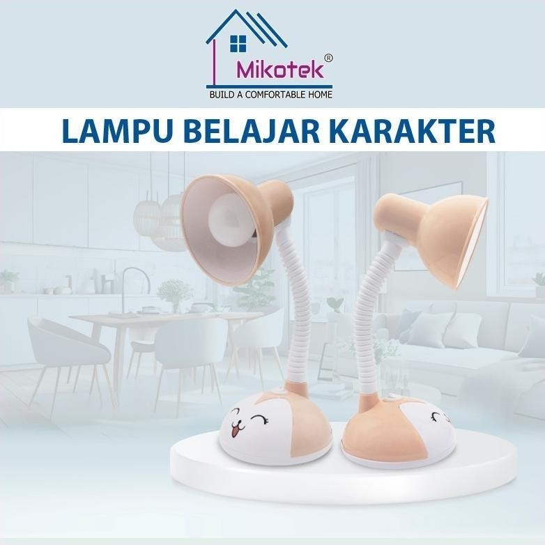 MIKOTEK RABBIT STUDY LAMP MK-8602 E27 FITTING RABBIT DESK LAMP MK-8602/CHARACTER BED LAMP/โคมไฟอ่านห