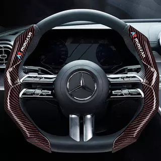 【Ready Stock】 Snap-on Car Steering Wheel Cover Simple Four Seasons Universal Non-Slip Volkswagen Steering Wheel Cover Comfortable Wear-Resistant Car Wheel Cover zben