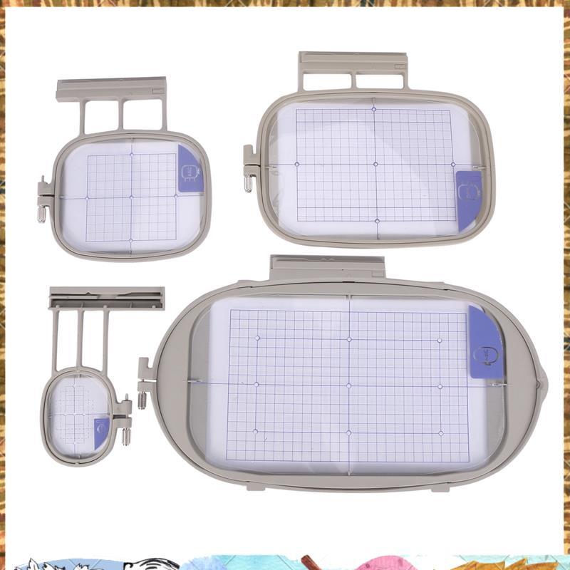 4 ชิ้นจักรเย็บผ้าเย็บปักถักร้อย Hoop สําหรับ Innovias 1500 1500D 2500D 4000D 6000D(SA437,SA438,SA439