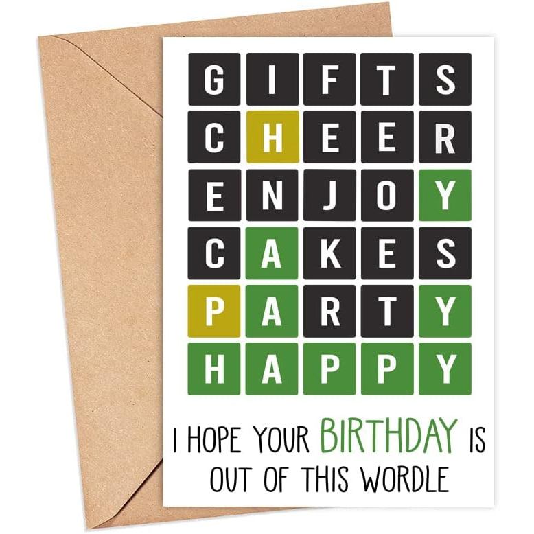 การ์ดวันเกิด Wordle - ฉันหวังวันเกิดของคุณออกจากการ์ด Wordle นี้ - ของขวัญการ์ดวันเกิดสําหรับเพื่อน-