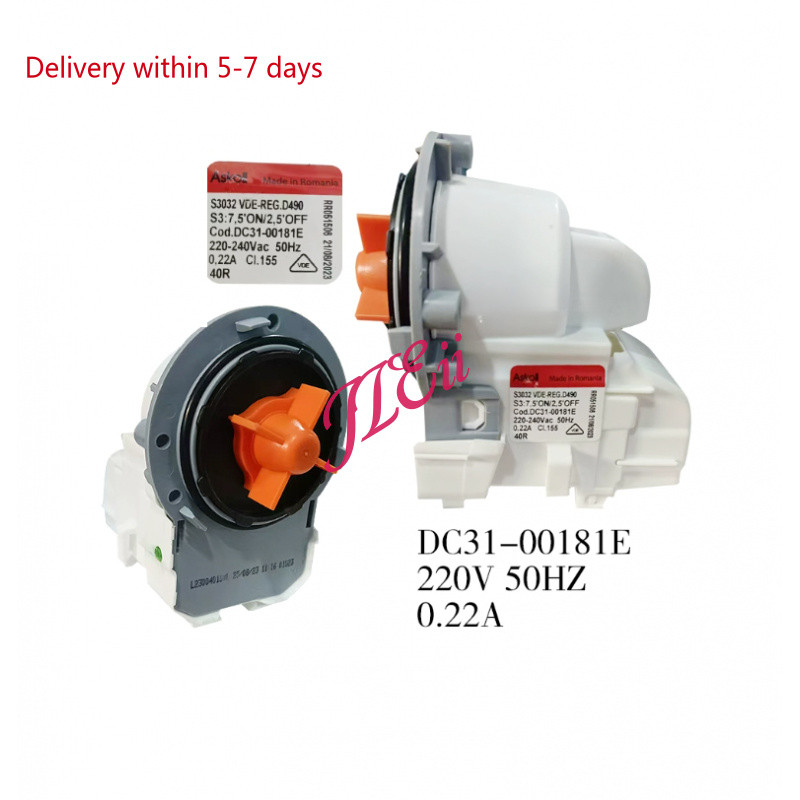 ใหม่ 100% Samsung เครื่องซักผ้า DC31-00181E ปั๊มระบายน้ํามอเตอร์ระบายน้ํา