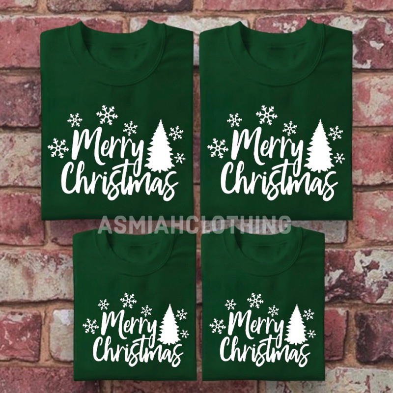 MERRY CHRISTMAS VERSION 4 T-SHIRT DESIGN FOR ADULT AND KIDS (PER PIECE) S-5XL