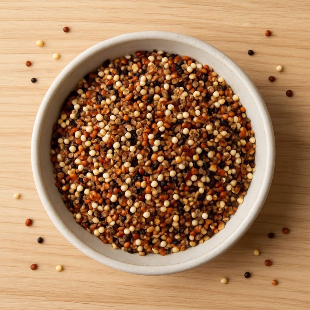 W จัดส่งฟรี ควินัว 3สี  ควินัว3สี เมล็ดควินัว ควินัว คีนัว เม็ดควินัว ควินัวดำ ควินัวเเดง เมล็ดควินัว 3 สี Quinoa - รูปที่ 6