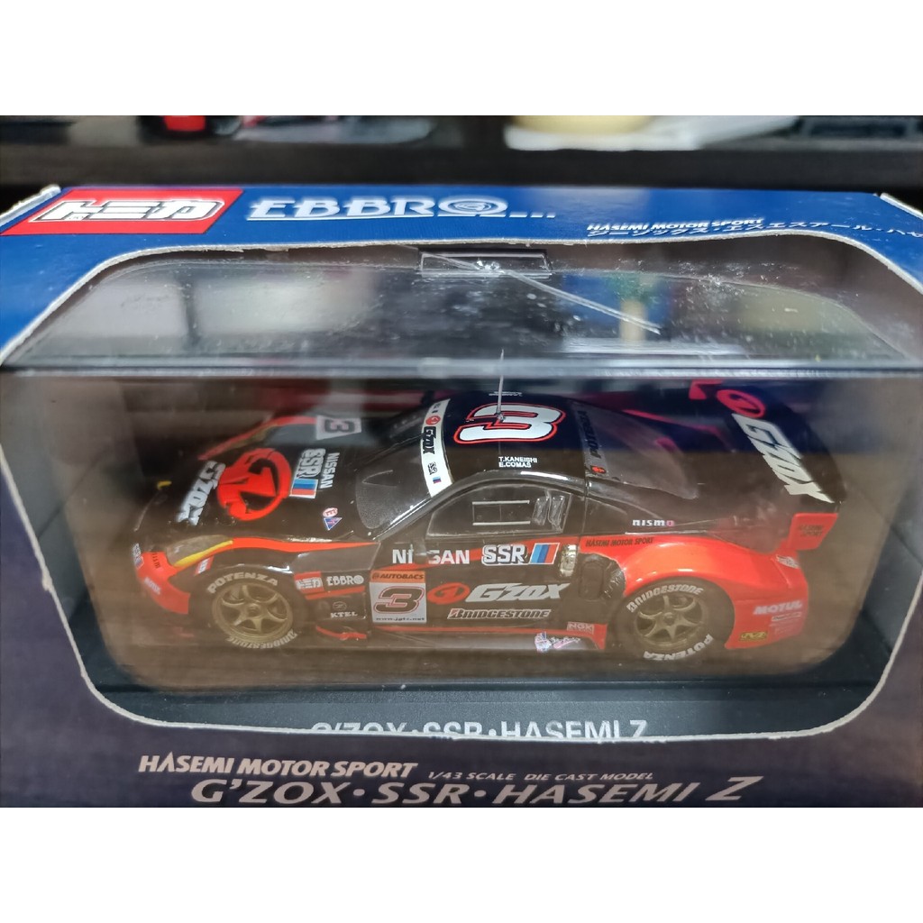 ปี-End Clearing Stock Out of Print 1/43 TOMYTEC EBBRO NISSAN SUPER GT 300 No.3 SUPER GT 2004 GZOX SS