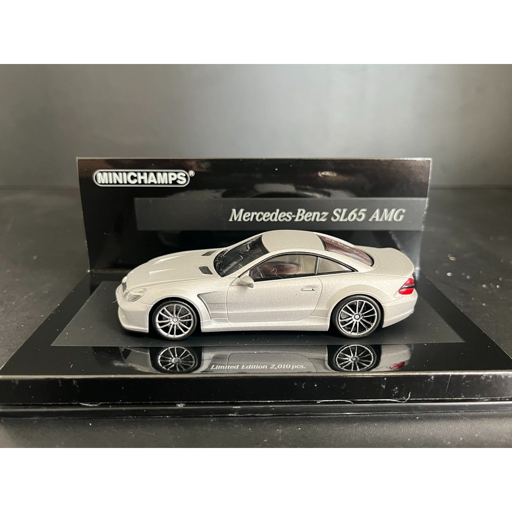 Minichamps Mini Cut 1/43 MERCEDES-BENZ SL65 AMG MERCEDES BENZ SL65 AMG (R230) 2009 Matte Silver Prod