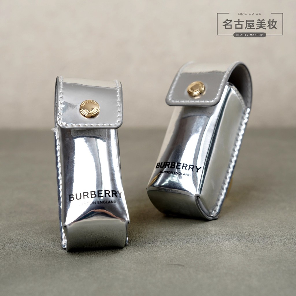 [Beauty House] Burberry Burberry Beauty Counter กระเป๋าเครื่องสําอาง Burberry Silver ลิปสติกกระเป๋าพ
