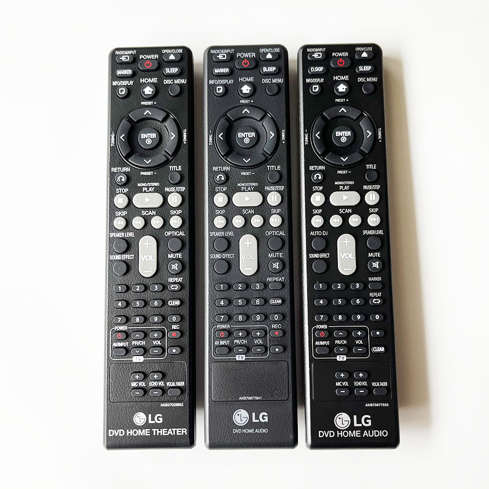 โฮมเธียเตอร์ LG ดั้งเดิม DVD รีโมทคอนโทรล AKB37026852 ลูกชาย70877491 ลูกชาย70877935
