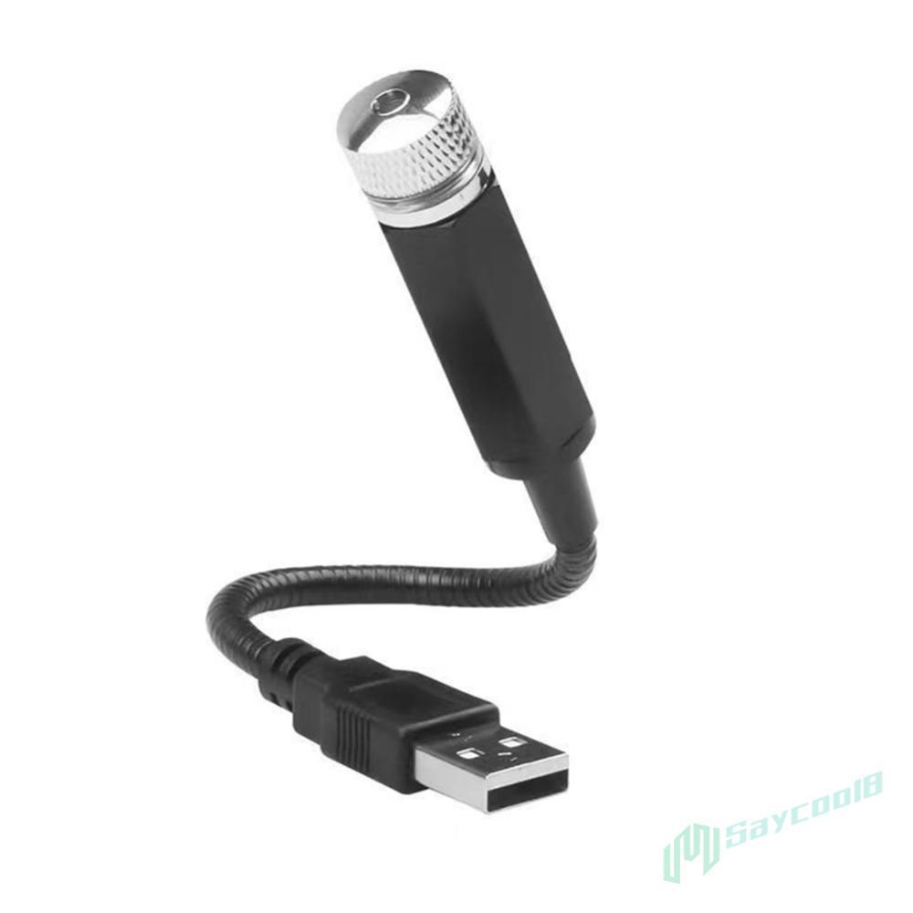 รถโรแมนติก Mini Night Light 12V 0.3A บรรยากาศ Star Sky โคมไฟ Galaxy Star Night Light สําหรับหลังคารถ