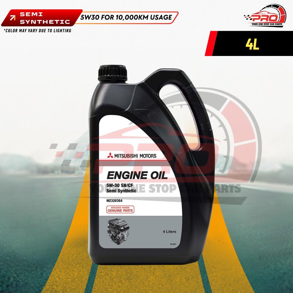 MITSUBISHI SEMI 5W30 4L TRITON ASX XPANDER ATTRAGE LANCER OUTLANDER PAJERO ENGINE OIL SYNTHETIC 5W-3