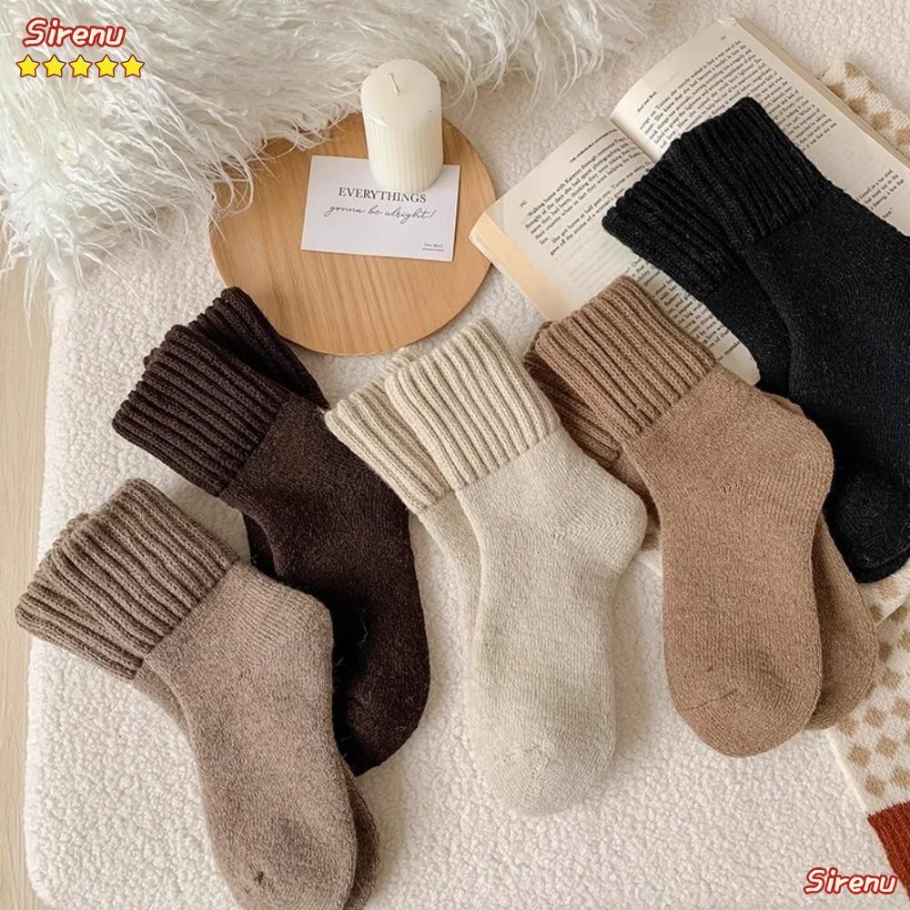 ถุงเท้าขนสัตว์หนา UZV สำหรับฤดูหนาวและอากาศหิมะ