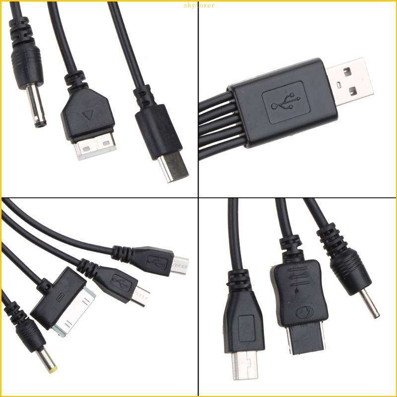 Universal USB To Multi Plug Cellpahone Charger Cable 10 in 1 USB Cable 20CM